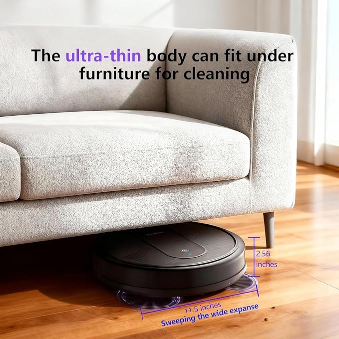 3-in-1 Robot Vacuum & Mop for Pet Hair | Powerful 4500Pa Suction, Tangle-Free - Image 6