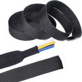 Sonoreboom 2 in 1 Heat Shrink Braided Sleeving Fabric Tubing-Ideal fit by Sunnarepoon