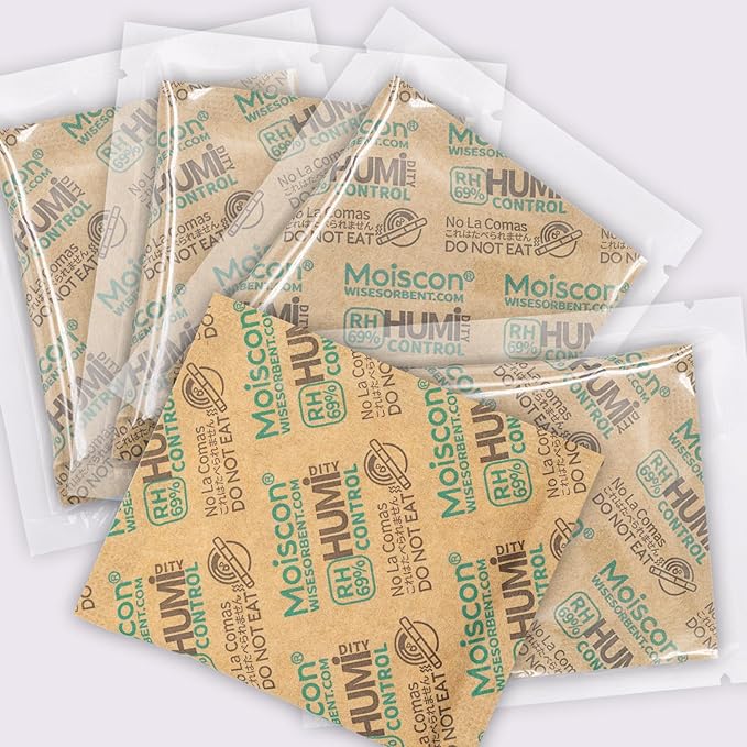 Wisesorb 8 Gram 15 Pack 69% Two-Way Humidity Control Packs - Image 8