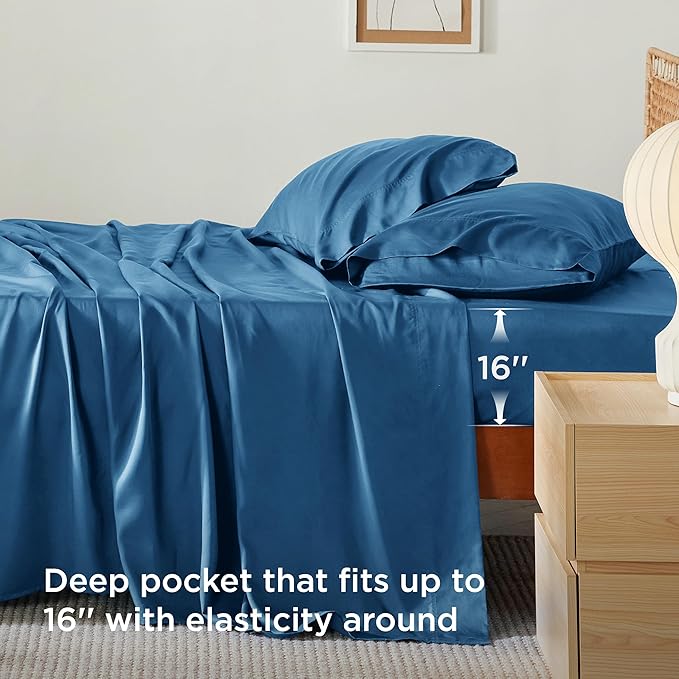 Bedsure King Size Sheets Set, Cooling Sheets - Image 4