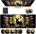 Ergonomic Keyboard Wrist Rest & Mouse Pad Wrist Rest Set, Large XXL Gaming Desk by Unknown