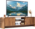 BERRYMERRY 63'' TV Stand for Up to 75" TVs, MCM TV Console Table by BERRYMERRYFURNITURE