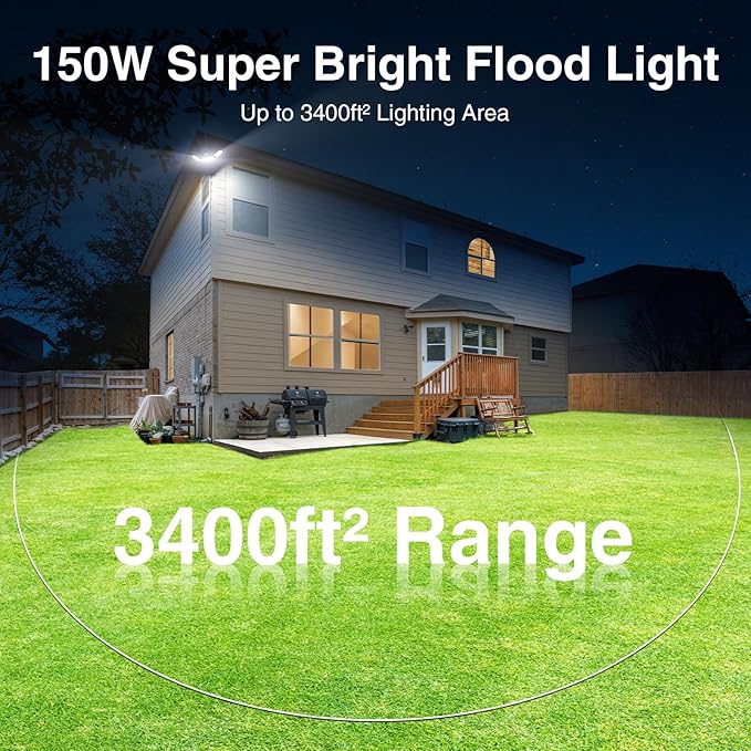 SZPOWER 150W Motion Sensor Lights Outdoor - Image 7