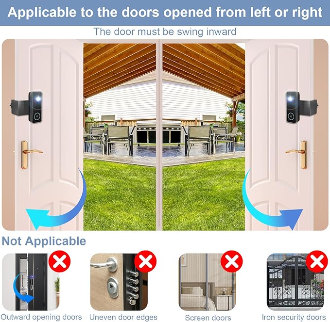 Anti-Theft Video Doorbell Mount Compatible - Image 4