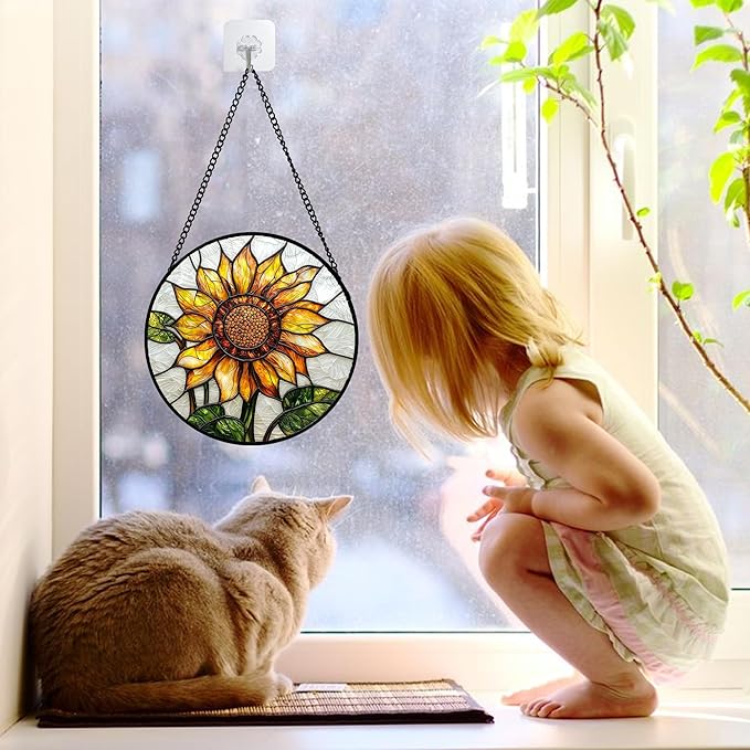 DASTOLL Stained Glass Window Hanging - Image 3