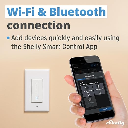 Shelly Plus Wall Dimmer UL | WiFi Smart Wall Dimmer Switch | Home Automation | - Image 4