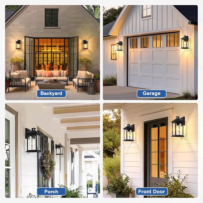 VIANIS Large Advanced Motion Sensor Outdoor Lights, Aluminum Waterproof Porch - Image 9
