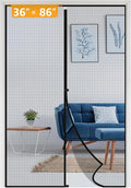 Yotache Magnetic Screen Door Fits Door Size 36 x 86, Screen Size 38" x 87" by yotache