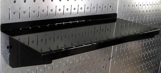 Wall Control ASM-SH-1606 B Deep Pegboard Shelf Assembly - Image 3