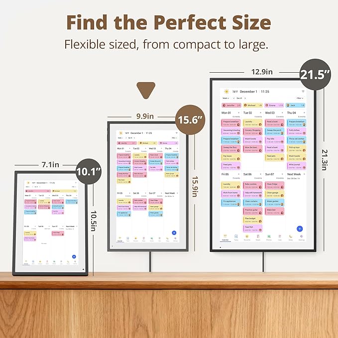 Digital Calender 15.6 Inch Smart Wall Calender, Touchscreen Electronic Calender - Image 2