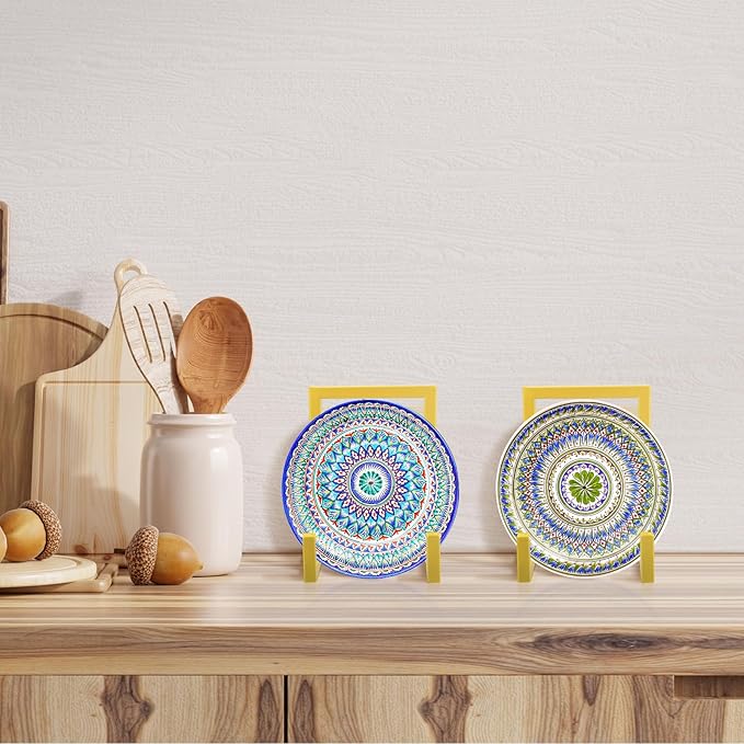Sweetude 2 Pcs Large Plate Stands - Image 7