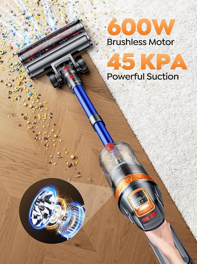 Cordless Vacuum Cleaner, 600W - Image 3