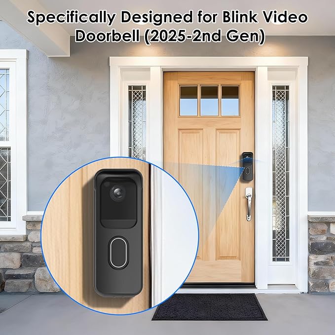 No Drill Door Mount for Blink Video Doorbell, Adhesive Mounting Bracket - Image 6