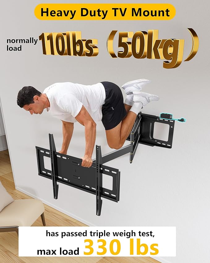 48'' Extension Extra Long Arm TV Wall Mount - Image 4