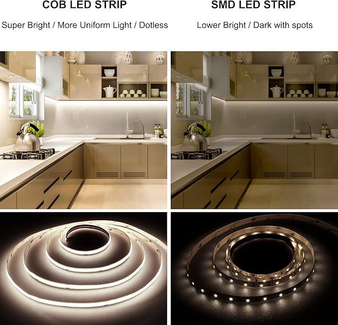 Pandery LED Strip Lights 32.8FT, Dimmable cob led Strip - Image 6