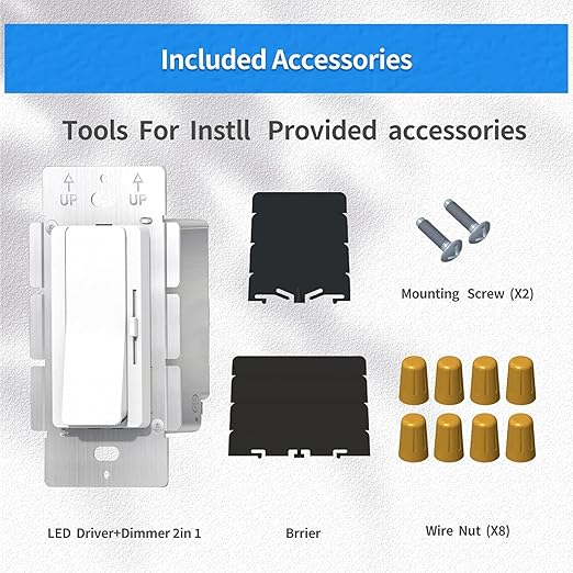 Dimmer and Driver Switch in one, AC160W ON/Off Output Voltage: 24V +/-0.5V - Image 6