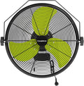 Fanqiebros 4580 CFM 18 inch High Velocity Wall Mounted Fan, 3-Speed Metal Fan by Fanqiebros
