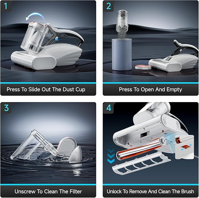 uwant Mattress Vacuum 450W 16Kpa 36000RPM/MIN Bed Vacuum - Image 5