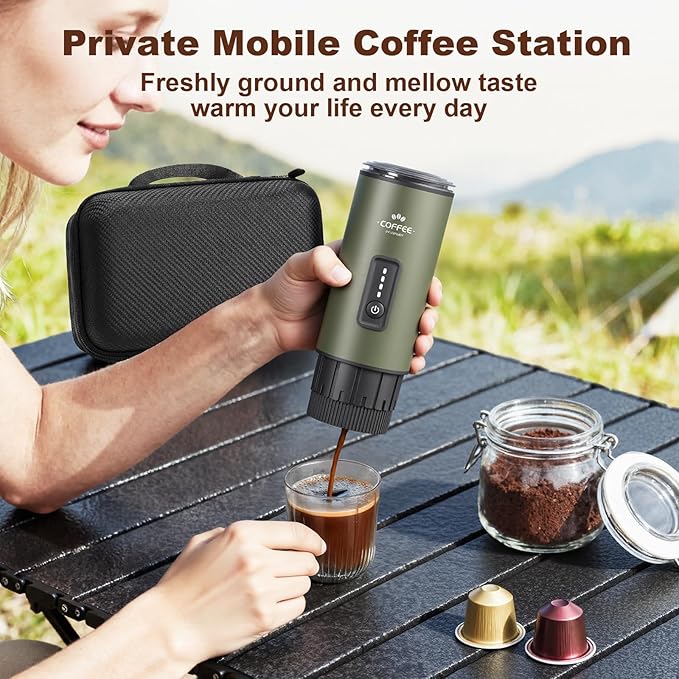 Portable Espresso Maker, 3 in 1 Coffee Maker Set - Image 6