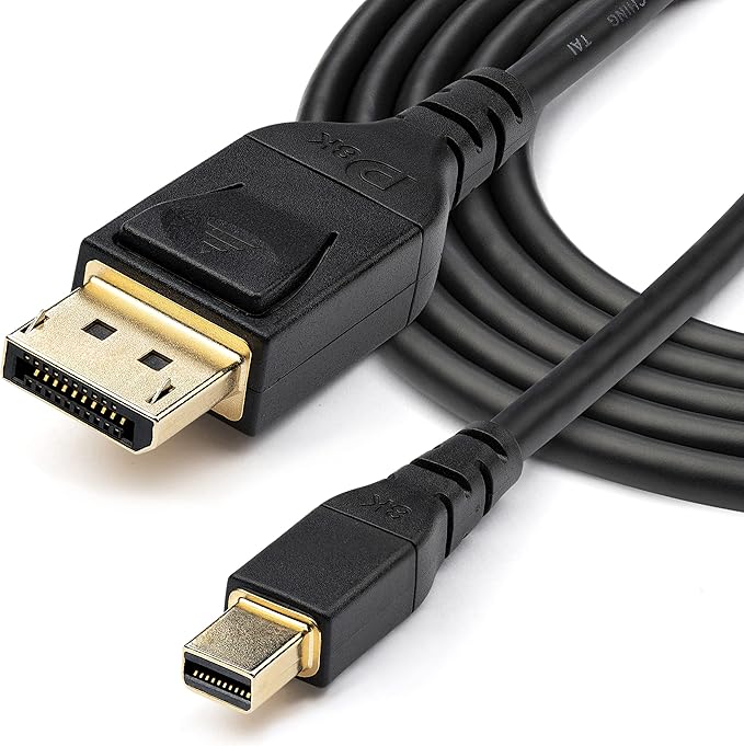 StarTech.com 6ft VESA Certified Mini DisplayPort to DisplayPort 1.4 Cable - Image 5