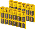 Storacell Slimline AAA-6 Battery Storage Caddy and Dispenser, Holds 6 AAA by Storacell