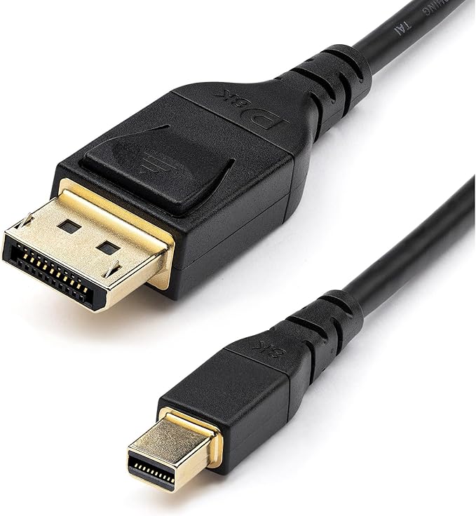 StarTech.com 6ft VESA Certified Mini DisplayPort to DisplayPort 1.4 Cable by StarTech