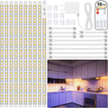 LAFULIT 10 PCS Under Cabinet Lights Kit, Stick on Lights, Flexible Led Strip by LAFULIT