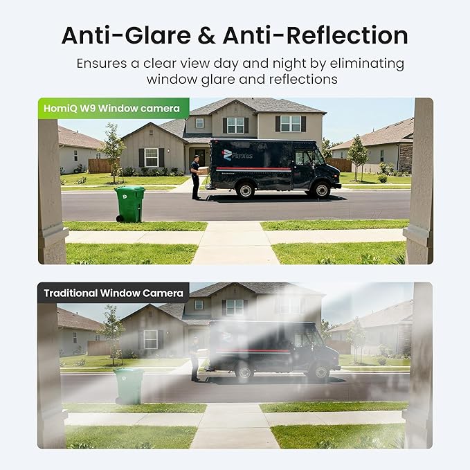 HOMIQ LIFE Window Security Camera 3MP 2K, Indoor WiFi Cameras 2.4GHz/5GHz - Image 5