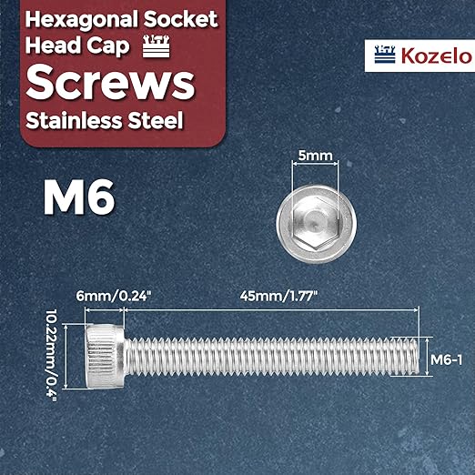 Kozelo 10pcs Socket Head Cap Screws - Image 2