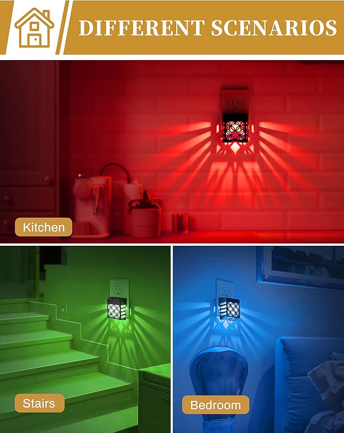 DORESshop Night Lights Plug Into Wall, LED Night Light - Image 5