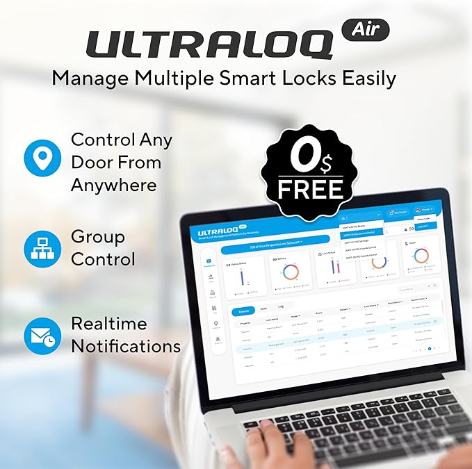 ULTRALOQ Latch 5 Built-in WiFi Smart Lock - Image 6