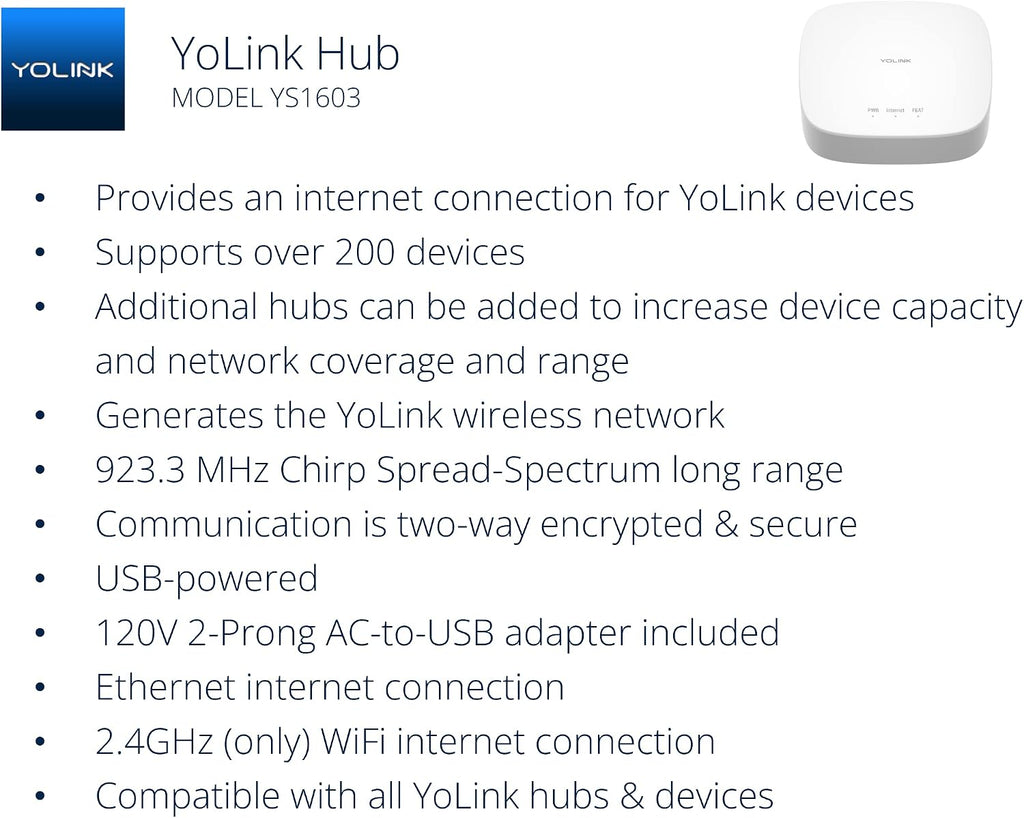 Smart Home Starter Kit: Hub & Water Leak Sensor 1, Lora up to 1/4 Mile Open-Air Range, Sms/Text, Email & Push Notifications, W/Alexa, IFTTT, Home Assistant