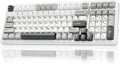 F99 Wireless Mechanical Keyboard,Tri-Mode Bt5.0/2.4Ghz/Usb-C Hot Swappable Custom Keyboard,Pre-Lubed Linear Switches,Rgb Backlit Computer Gaming Keyboards for Pc/Tablet/Ps/Xbox
