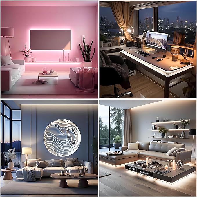 UVTaoYuan LED Strip Lights USB Short Light Strips, 6500K Bright White Not - Image 2
