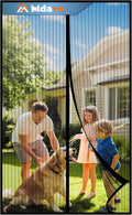 Magnetic Screen Door，Screen Door Mesh，Keep Bugs Out, Heavy-Duty Mesh Curtain by Welcometobuy