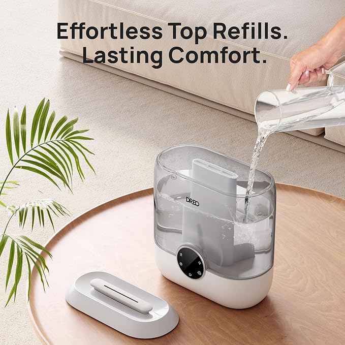 DREO Smart Humidifiers for Bedroom, 6L Top Fill Supersized Cool Mist Humidifier - Image 8