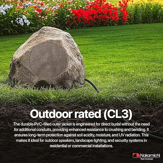 Nakamichi 14/2 in-Wall & Direct Burial Oxygen-Free Copper 2-Conductor Speaker - Image 6