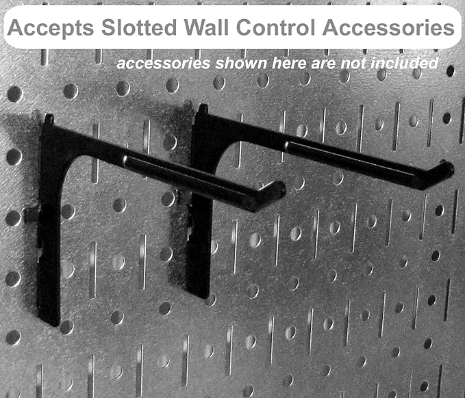 Wall Control Pegboard Organizer 4 ft. Metal Pegboard Standard Tool Storage Kit - Image 6