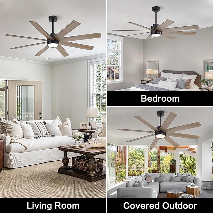 WINGBO 60" Large DC Ceiling Fans - Image 9
