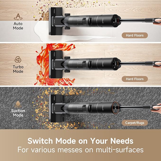 DREAME H12S Cordless Vacuum Mop, Vacuum and Mop at The Same Time, Wet Dry Vacuum - Image 4