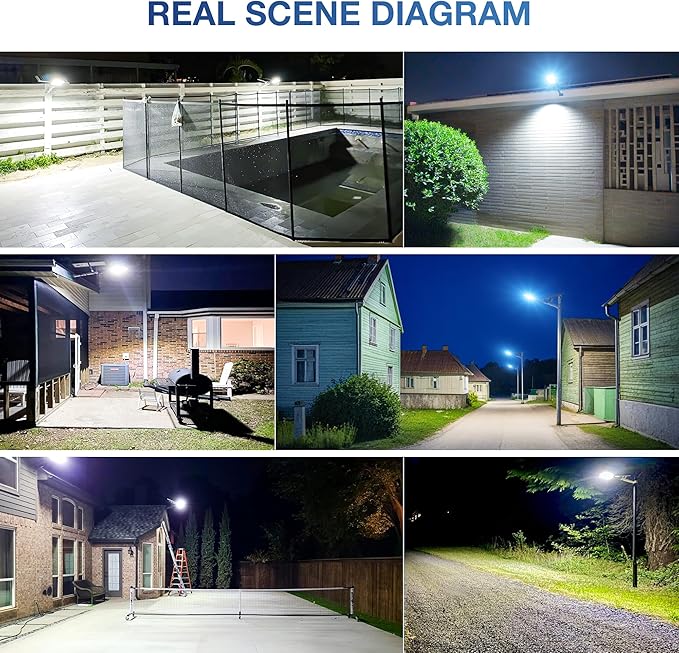 OKPRO 10000W Solar Street Light, Super Bright LED Beads Solar Lights Outdoor - Image 8