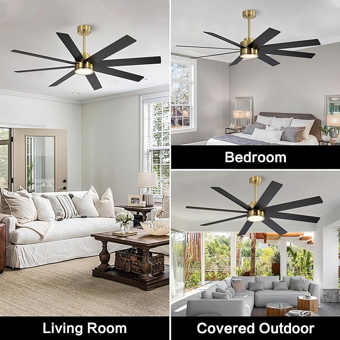 WINGBO 60" Large DC Ceiling Fans - Image 9