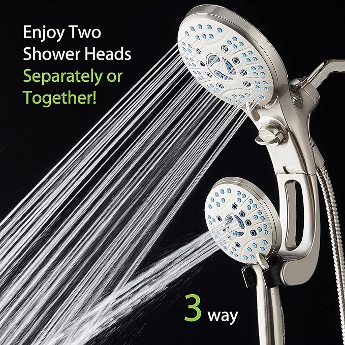 Hotel Spa AquaCare As-Seen-On-TV High Pressure Handheld/Rain 50-mode 3-way - Image 2