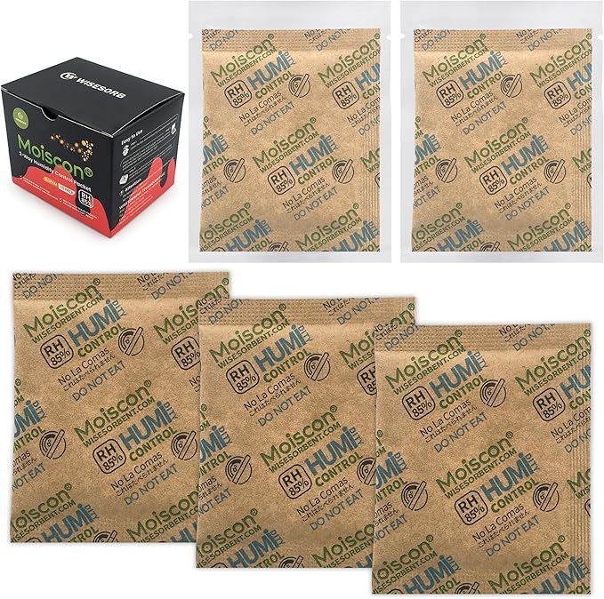 Wisesorb 85% RH 15 Pack 8 Gram Two-Way Humidity Control Packs by Wisesorb