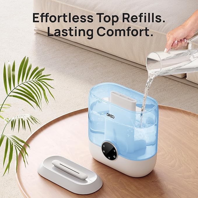 DREO Smart Humidifiers for Bedroom, 6L Top Fill Supersized Cool Mist Humidifier - Image 4