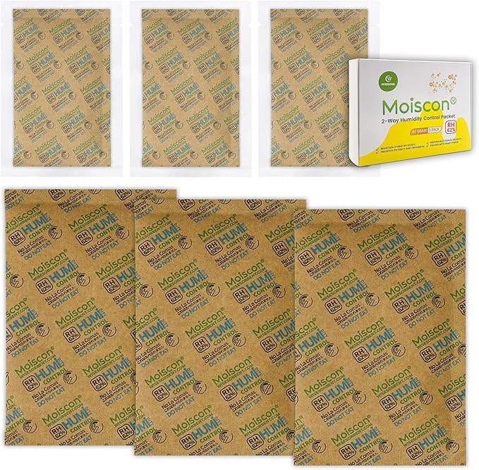 Wisesorb 62% Two-Way Humidity Control Packs, 67 Gram 5 Pack by Wisesorb