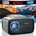 【1200 ANSI/4K Supported/Netflix Licensed】Smart Projector by WALNUTT