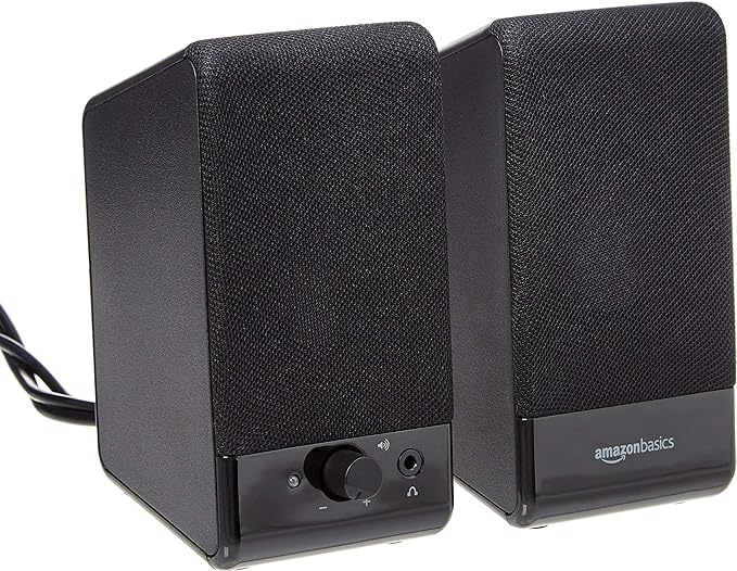 Amazon Basics USB-Powered Computer Speakers by AmazonBasics