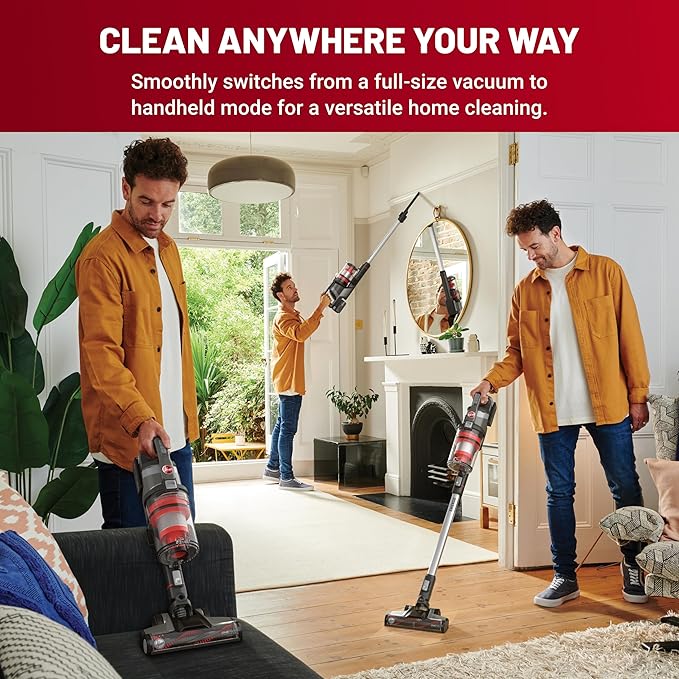 Hoover ONEPWR WindTunnel Emerge Pet+ Cordless Stick Vacuum Cleaner, Lightweight - Image 4