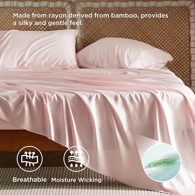 Bedsure King Size Sheets Set, Cooling Sheets - Image 3